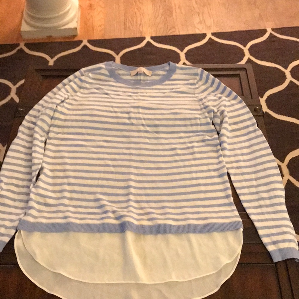 Loft light weight layered sweater